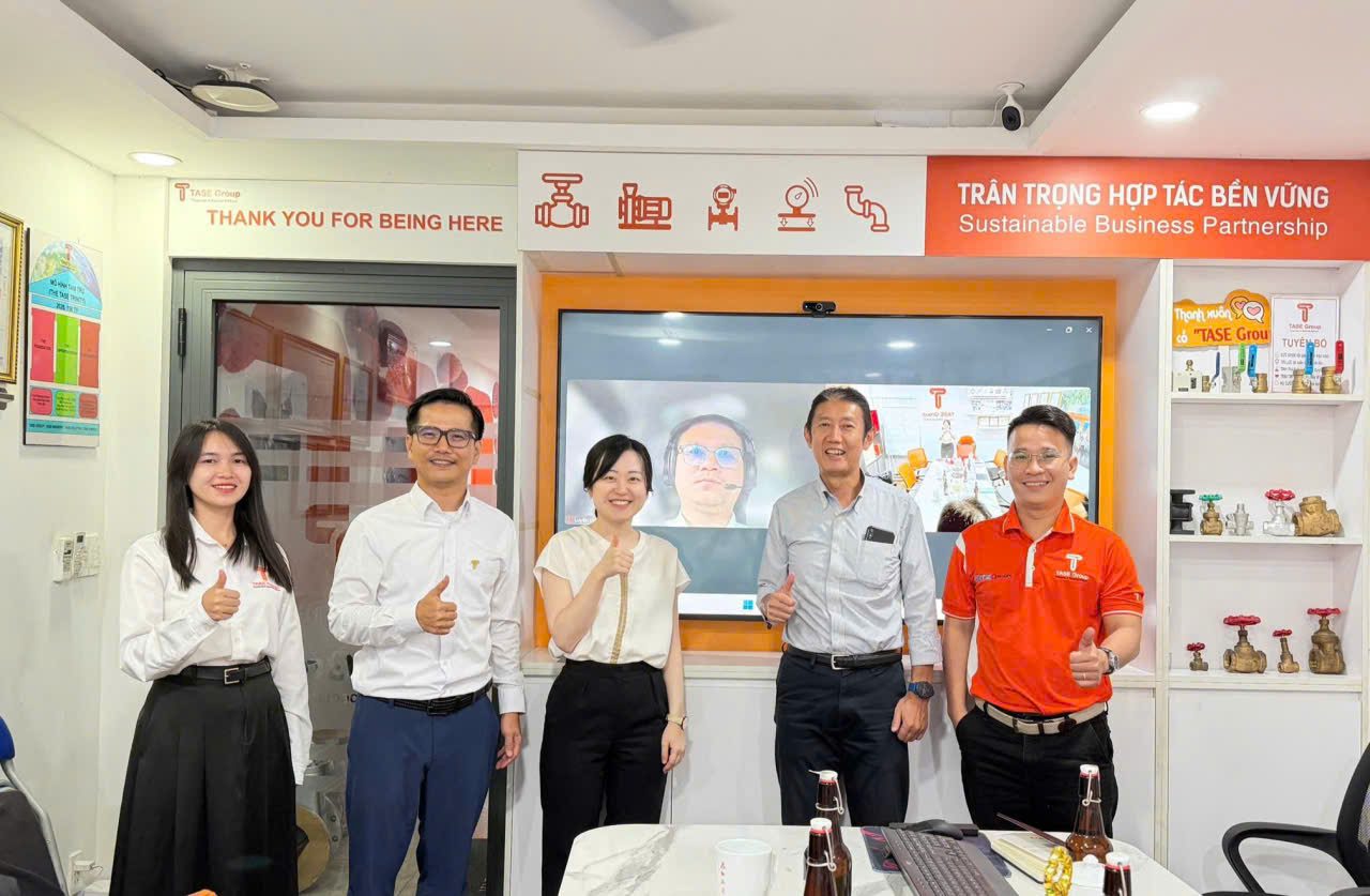 TASE Group! ĐÓN TIẾP ĐỐI TÁC SANKO